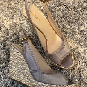 Prada espadrille wedges